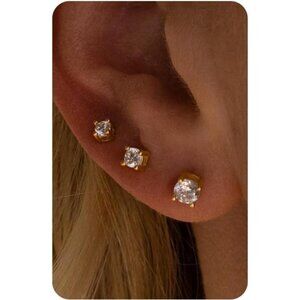 Sterling Silver Earrings for Women - Hypoallergenic Cartilage Earrings for